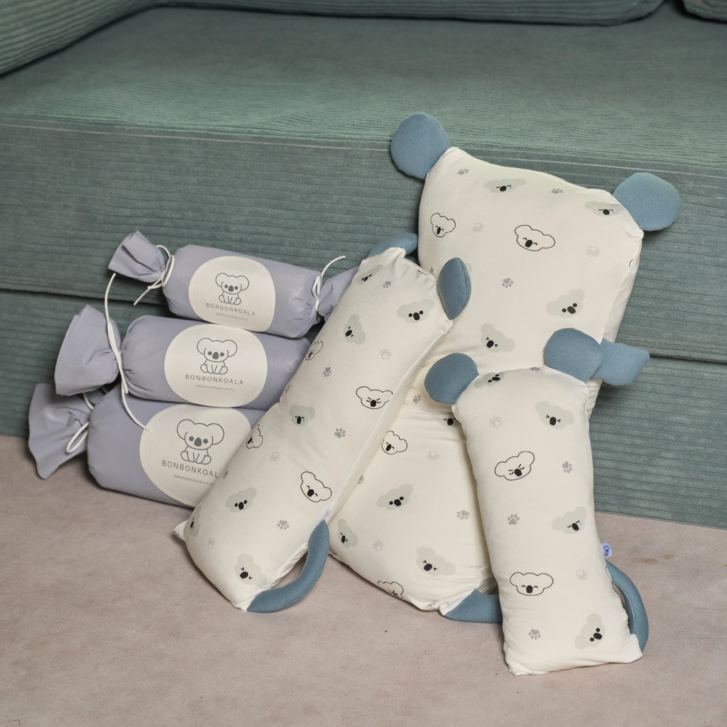 [Emmeley Group Buy] NEW HugHug Pillow Koala Moon Blue (Candy-Wrapped)