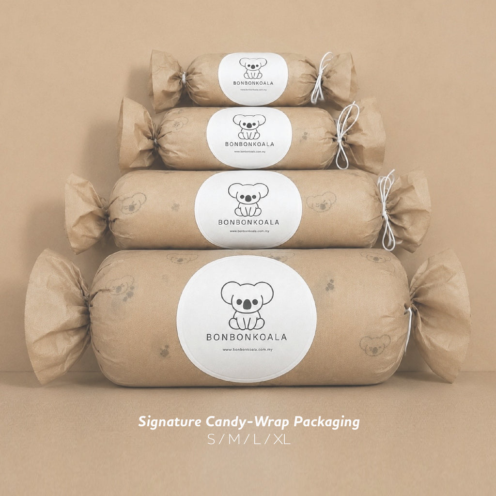 NEW HugHug Pillow (Large) Koala Cozy Taupe (27x50cm)