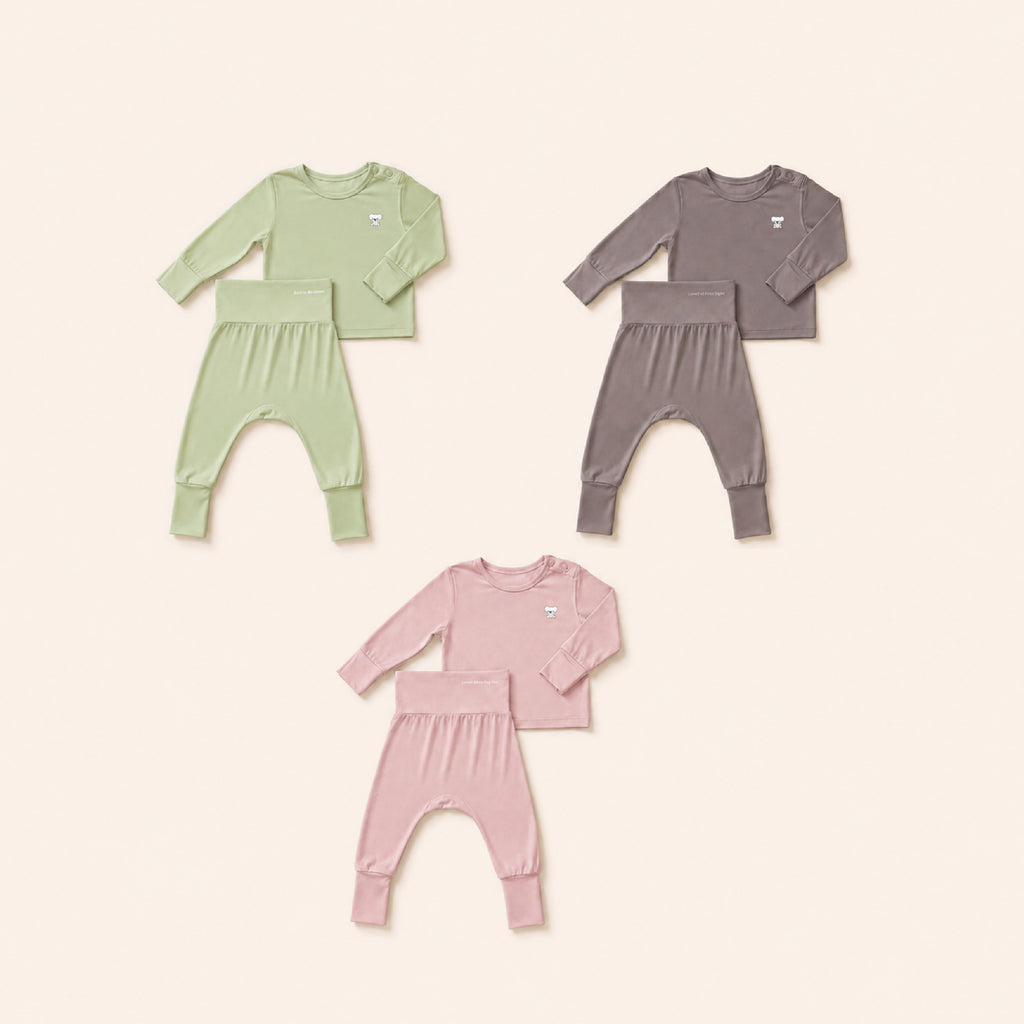 [Richell & Boey Group Buy] BUY 2 FREE 1  NEW PiiJAYS AirSoft Baby Sleep Wear Set