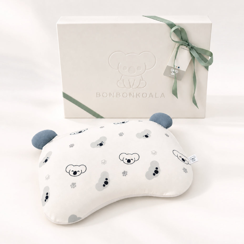 NEW SoftNest Sorona Newborn Head Support Pillow - Koala Moon Blue