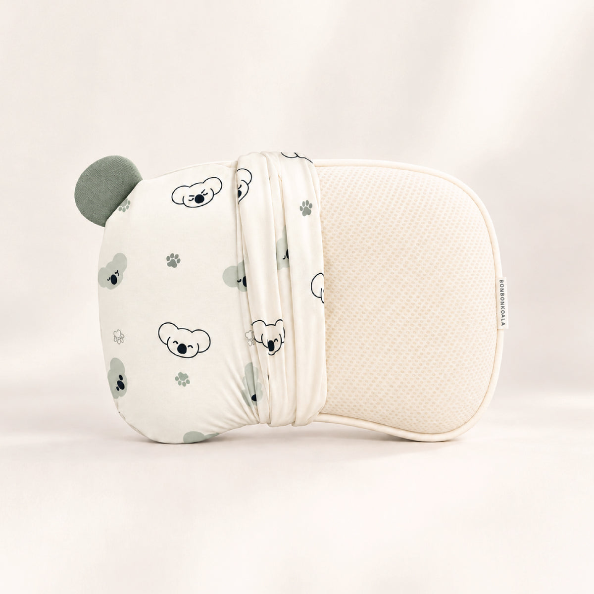 NEW SoftNest Sorona Newborn Head Support Pillow - Koala Calm Sage