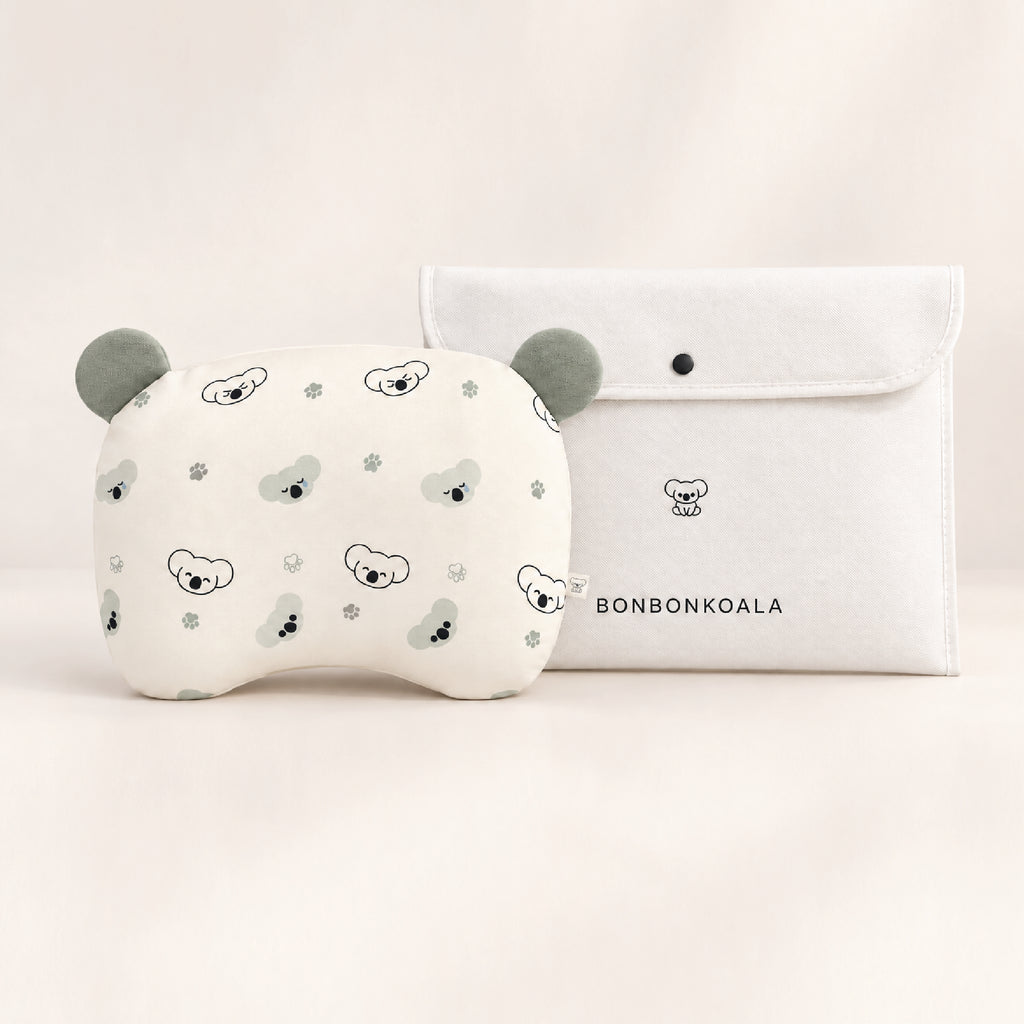 NEW SoftNest Sorona Newborn Head Support Pillow - Koala Calm Sage