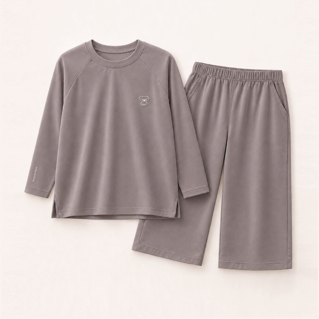 NEW PiiJAYS AirSoft Kids Sleep Wear Set - Warm Oat
