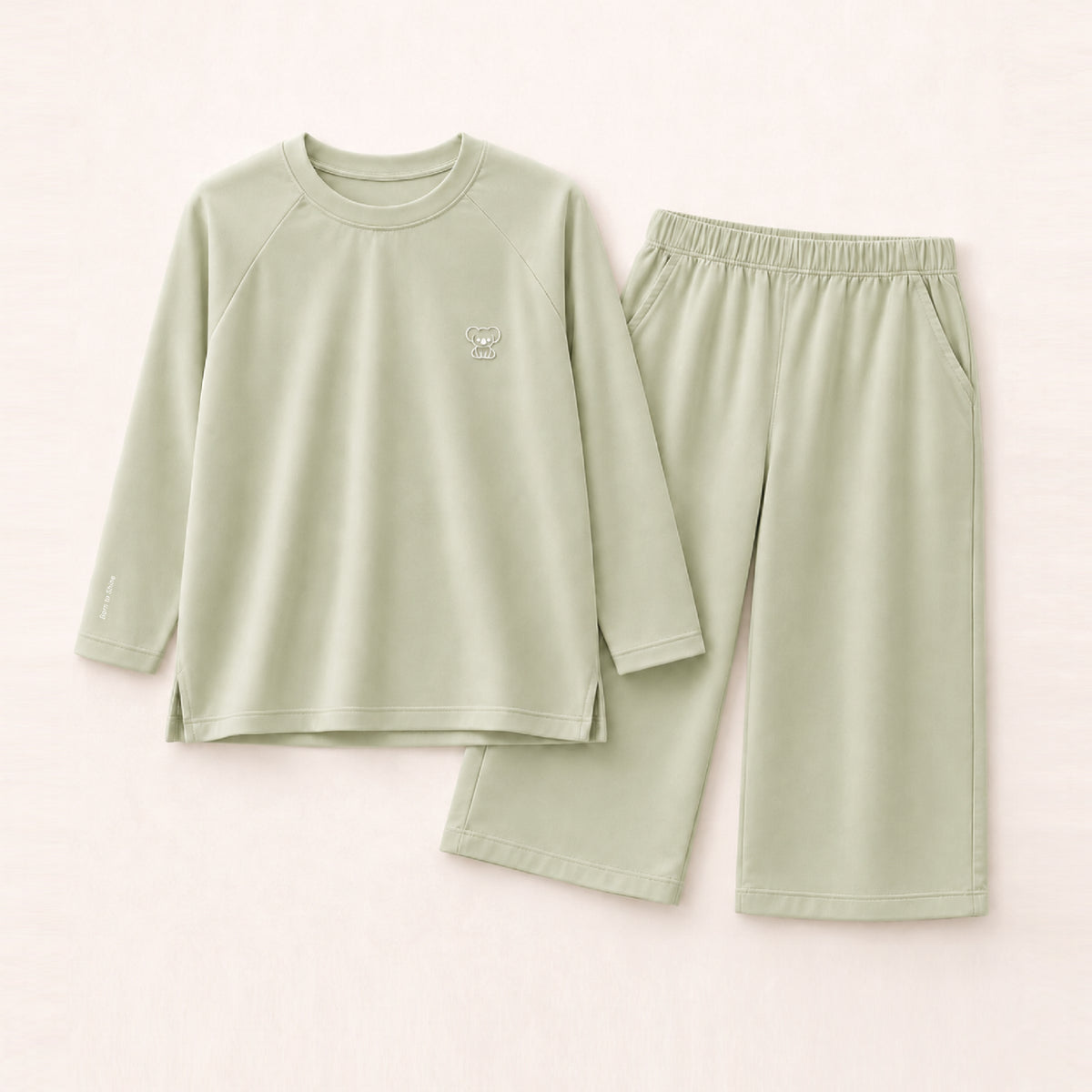 NEW PiiJAYS AirSoft Kids Sleep Wear Set - Calm Sage
