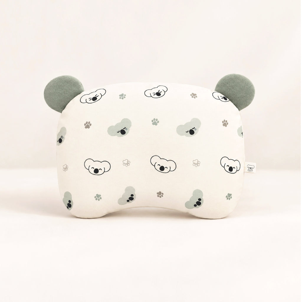 NEW SoftNest Sorona Newborn Head Support Pillow - Koala Calm Sage