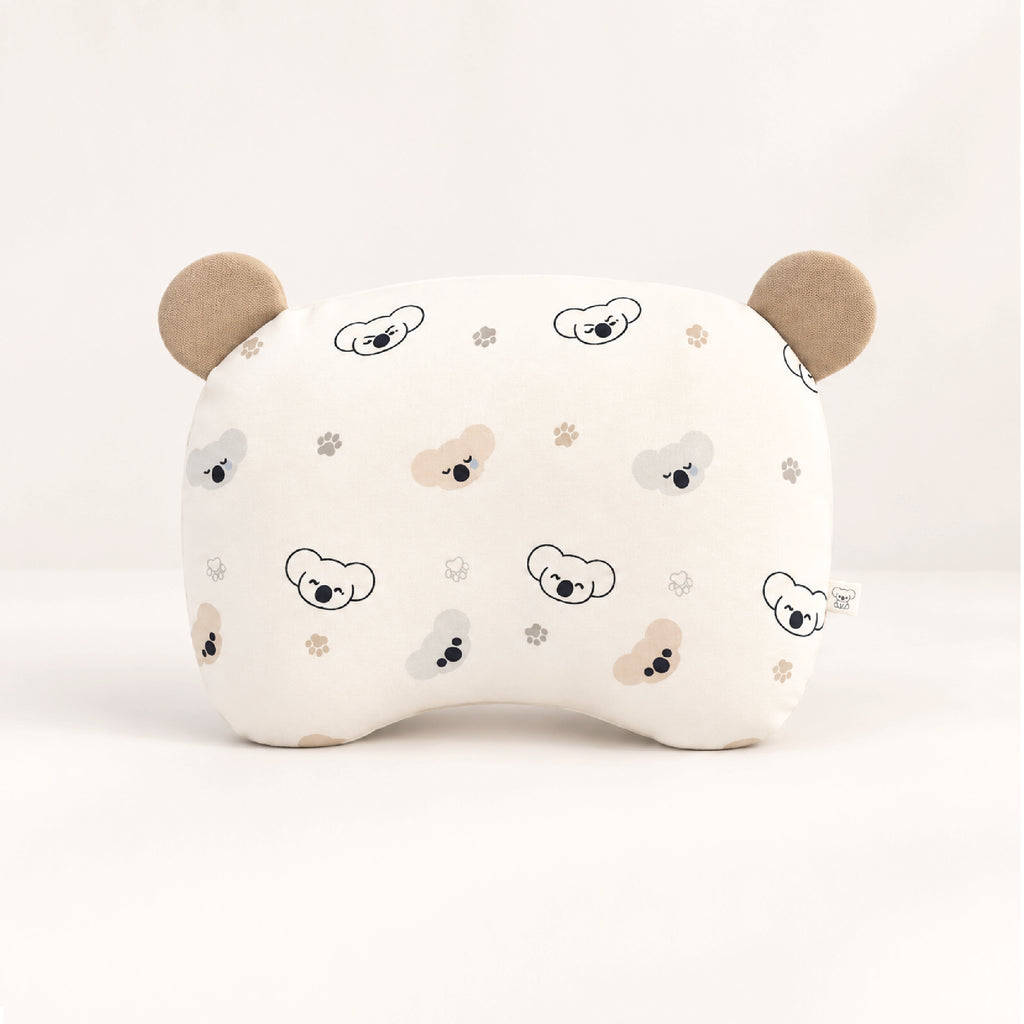 PREORDER NEW SoftNest Sorona Newborn Head Support Pillow - Koala Cozy Taupe
