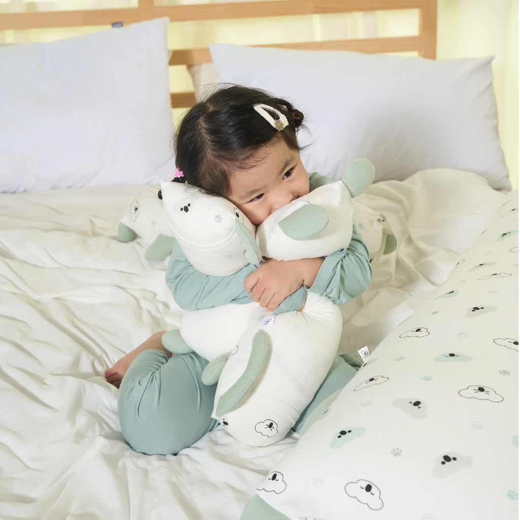 PREORDER NEW HugHug Pillow (Small) Koala Calm Sage 13x30cm (ETA end of Nov)