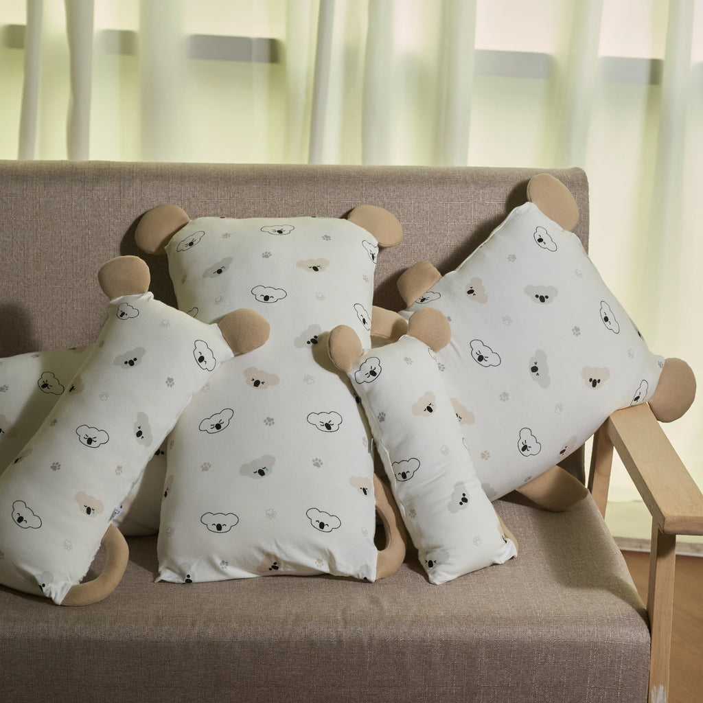 NEW HugHug Pillow (Large) Koala Cozy Taupe (27x50cm)