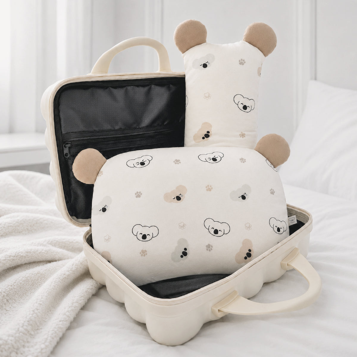 NEW SoftNest Newborn Sleep & Hug Gift Set - Koala Cozy Taupe