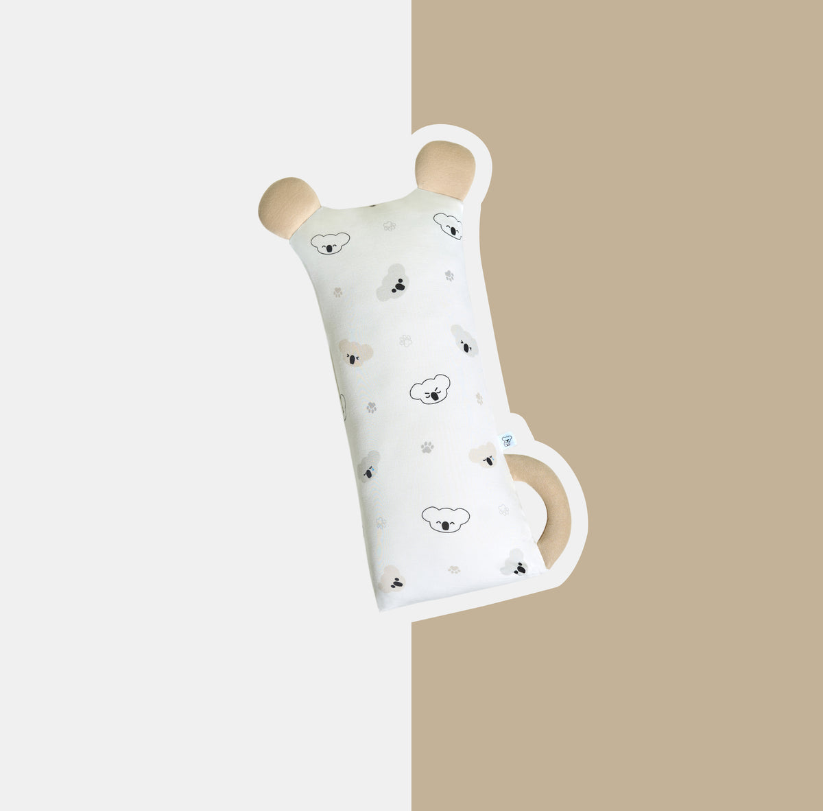 NEW HugHug Pillow (Medium) Koala Cozy Taupe (17x39cm)